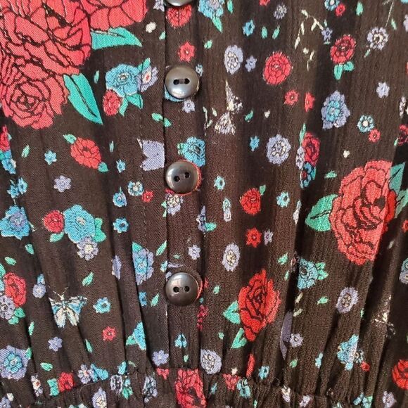 House of Skye blossom Flamenco midnight dress, NWT,  size m/l - Picture 6 of 6